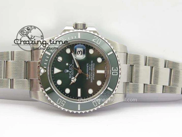 SS Green Dial BP Best Maker Swiss Edition SS ETA2836 Submariner LV 0915